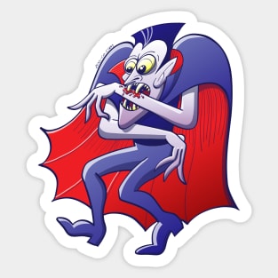 Count Dracula is desperately hungry Sticker